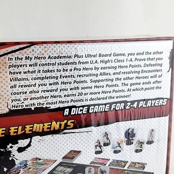 My Hero Academia Plus Ultra! Board Strategy Dice Game 2-4 Players Age 14+ - Picture 8 of 10